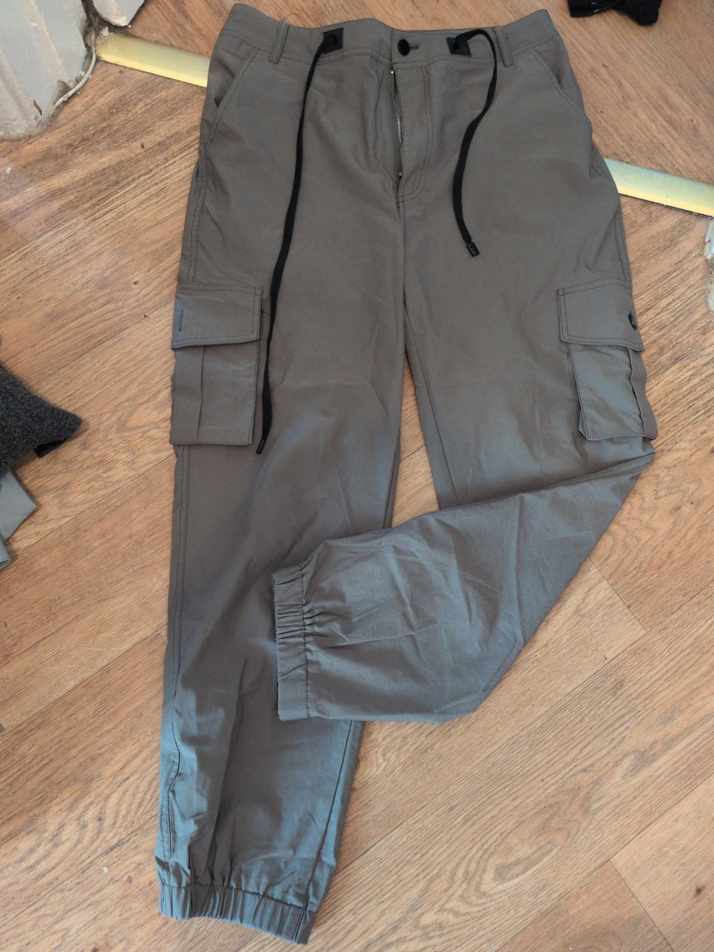 Large Khaki Cargo Trousers