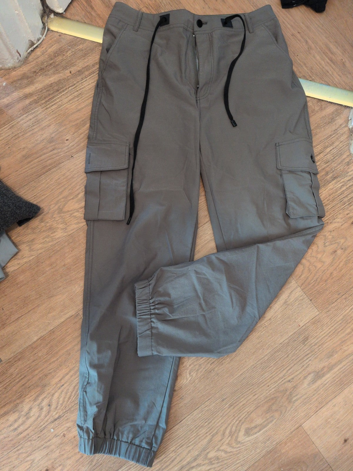 Large Khaki Cargo Trousers