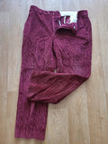 Mens Brocks Size 36S Purple Coderoy Trousers