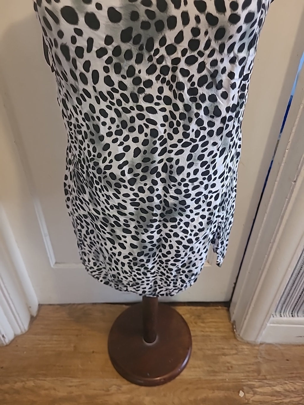 Ladies Motel Size Medium Spotty Animal Print Sleeveless Tshirt