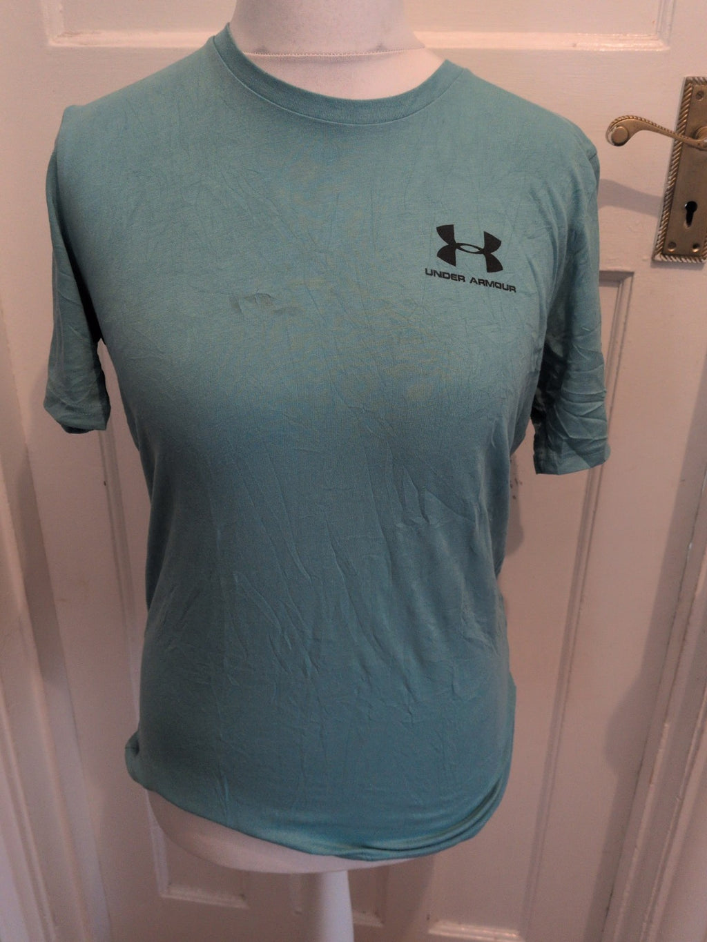 Under Armour Small Turquoise Loose Fit Short Sleeve T-shirt
