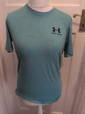 Under Armour Small Turquoise Loose Fit Short Sleeve T-shirt