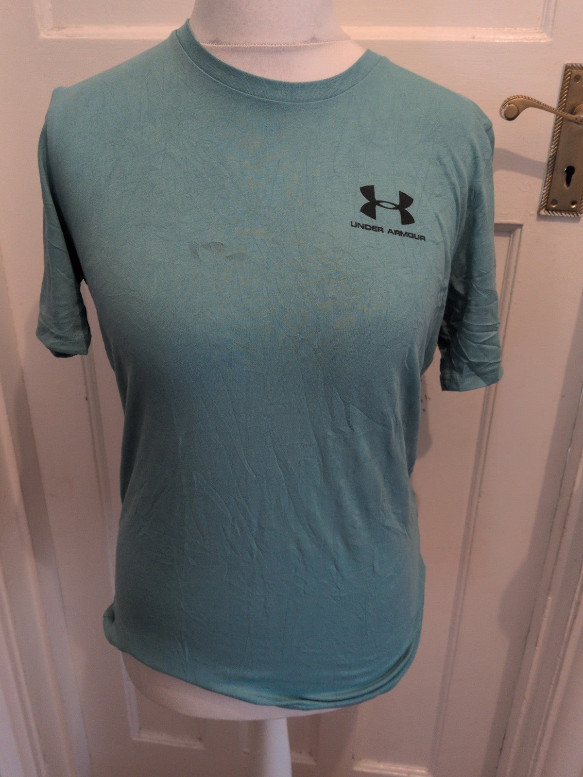 Under Armour Small Turquoise Loose Fit Short Sleeve T-shirt