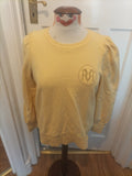 Ladies River Island Size Medium Yellow Long Sleeved Pullover Jumper