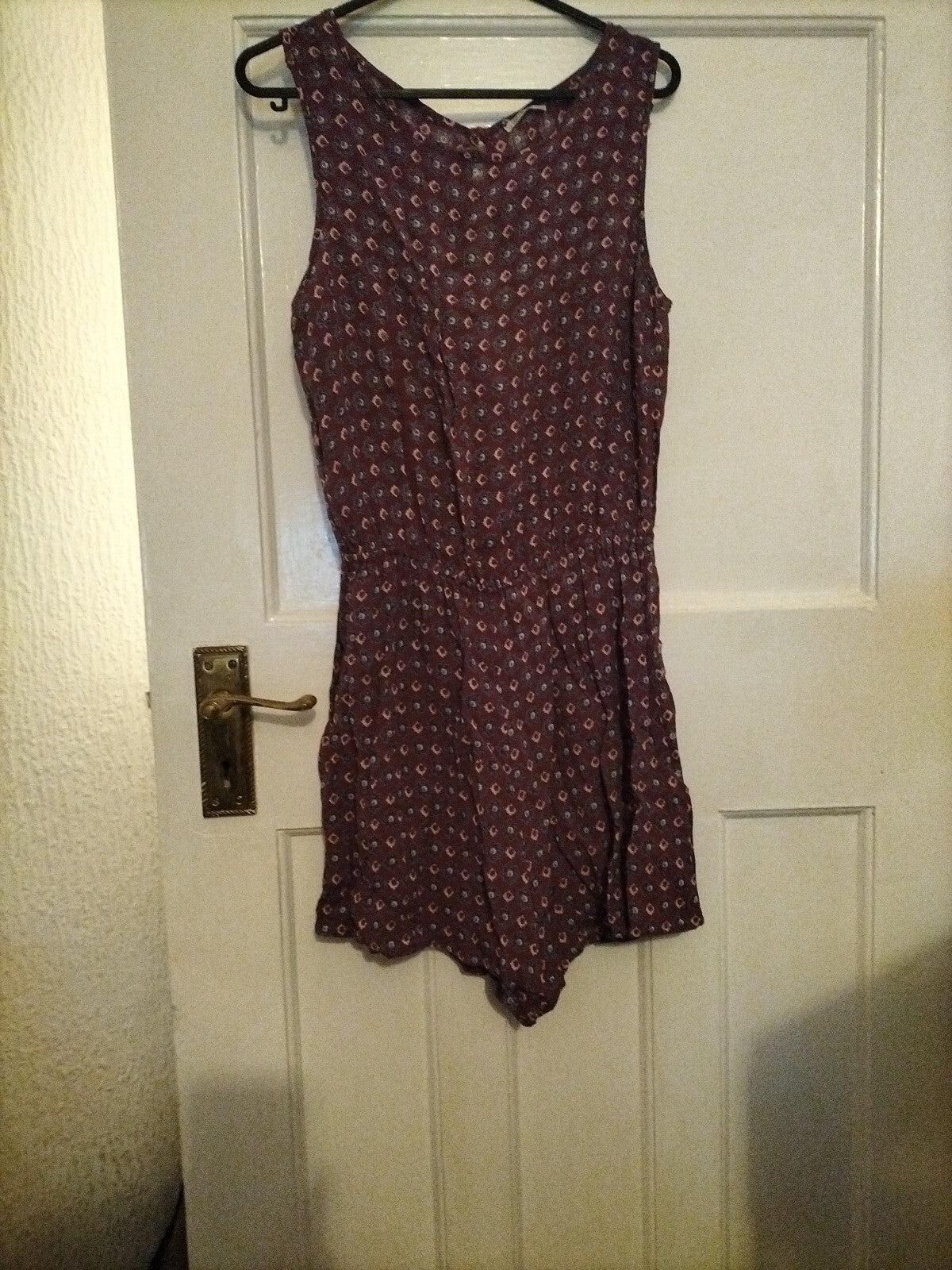 Ladies Soulcal&Co Size Small Burgundy Playsuit