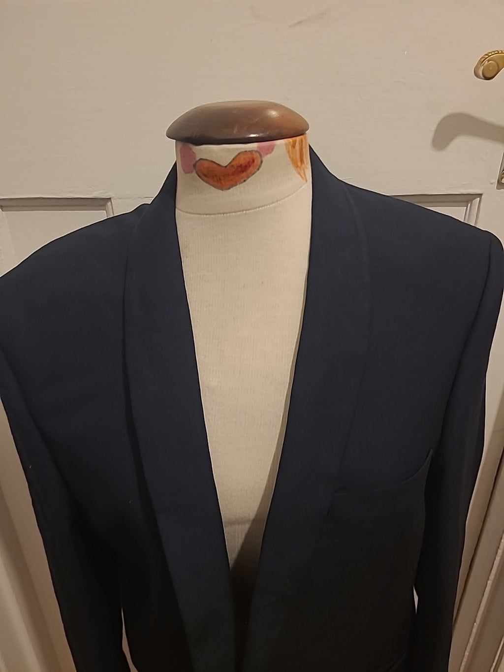 Mens Red Herring Size XL Navy Lined Padded Blazer