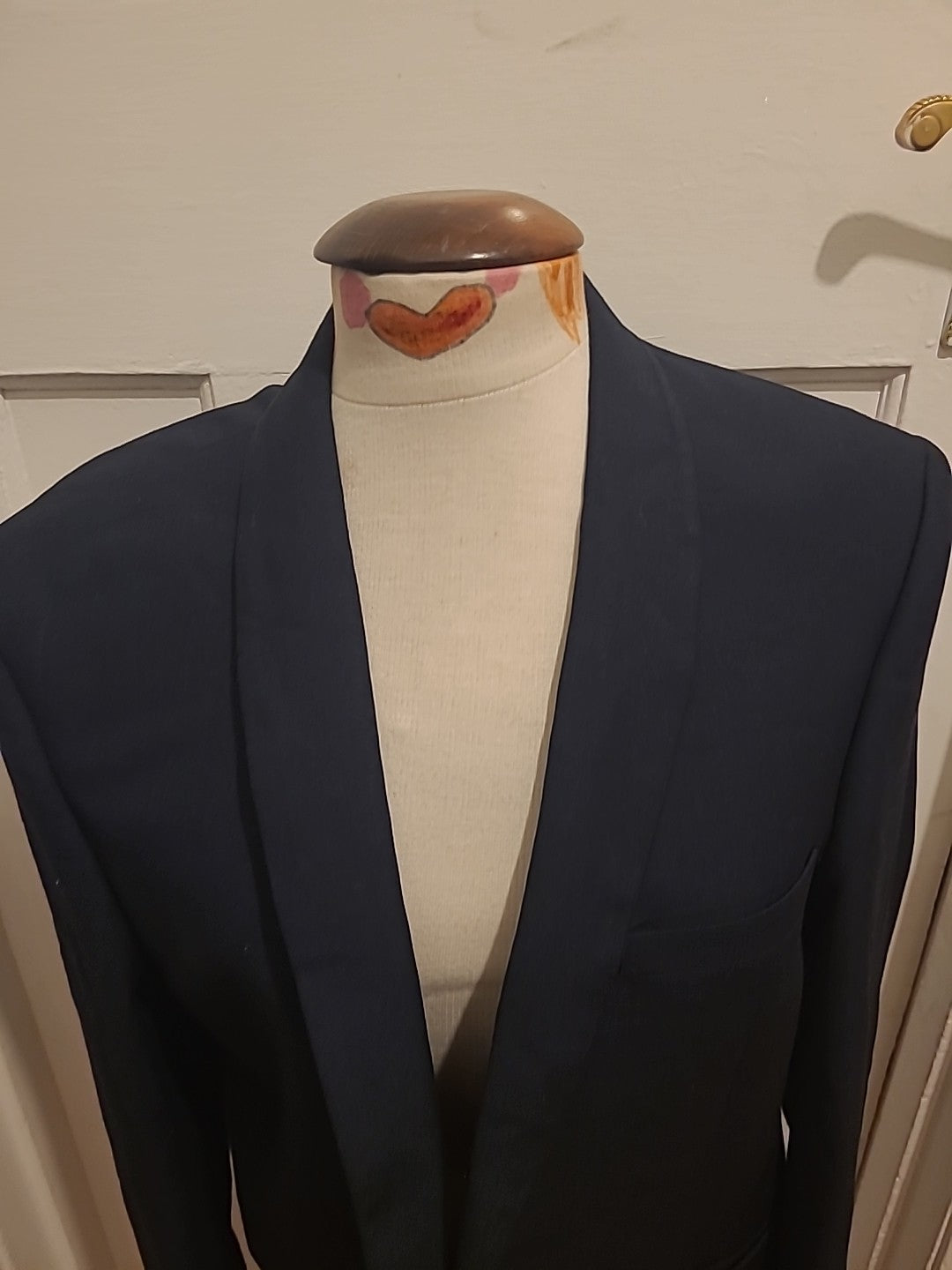 Mens Red Herring Size XL Navy Lined Padded Blazer