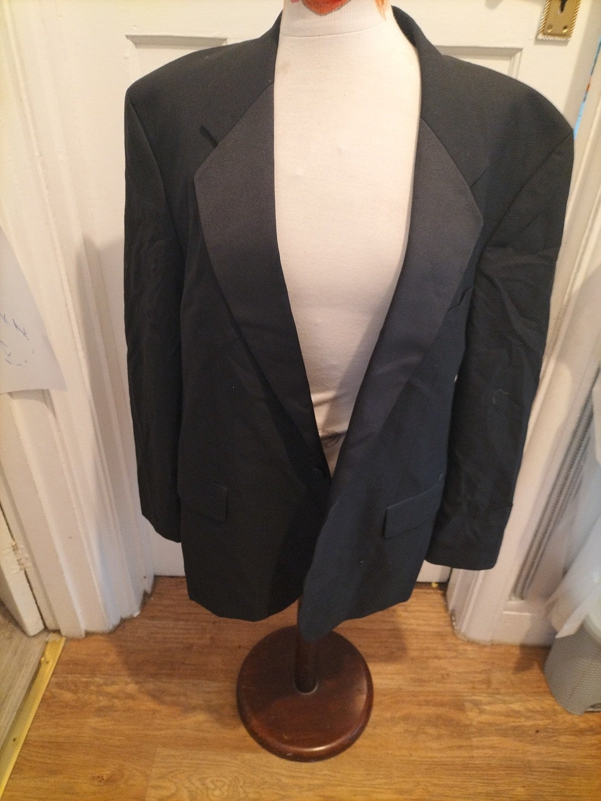 Mens HR Size 44S Black Padded Lined Jacket