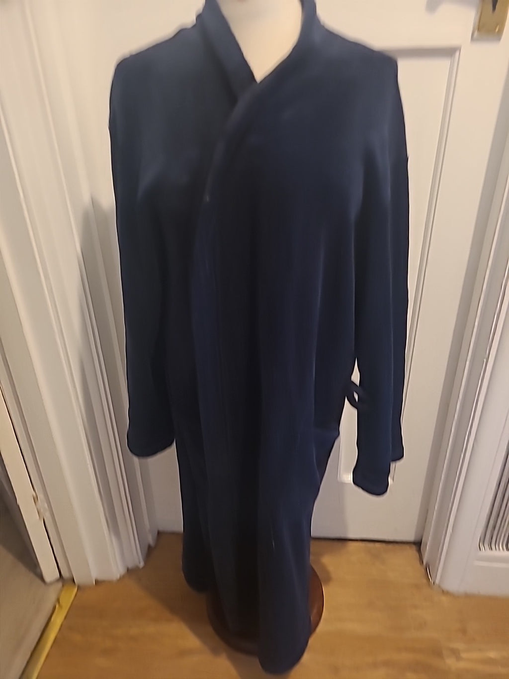 Mens Atlantic Bay Size M Navy Warm Dressing Gown ( No Cord)
