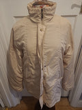 Ladies Neuville Size 14/16 Light Beige Lined Coat
