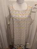 Studio 24 Yellow Floral Pattern Sleeveless Blouse