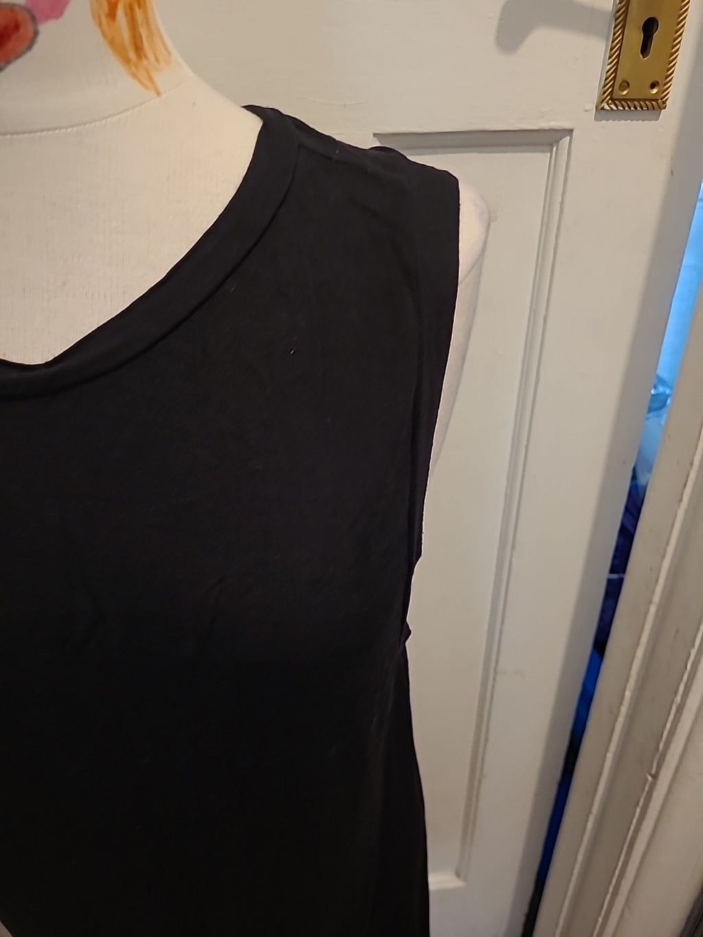 Ladies Boohoo Size 6 Black Sleeveless Dress