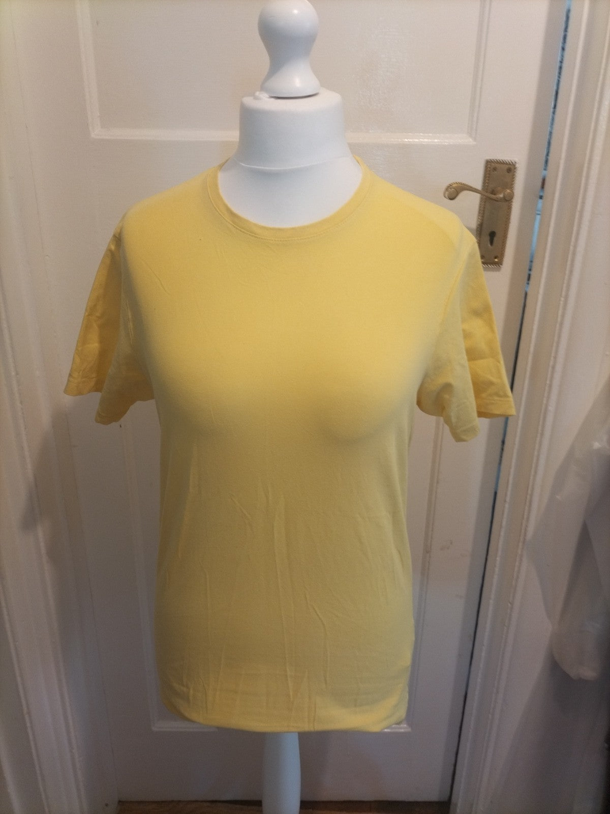 Mens Primark Size Medium Yellow Short Sleeved Tshirt