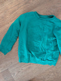 Kids 4-5 Years Green Pullover Jumper