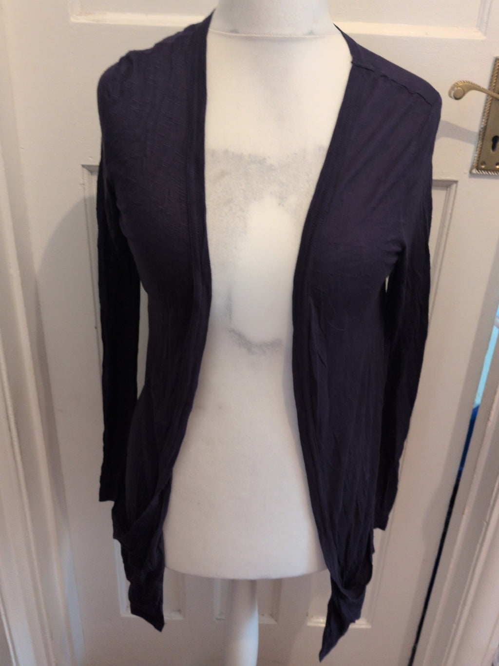 Weekend 10 Navy Open Cardigan Blouse