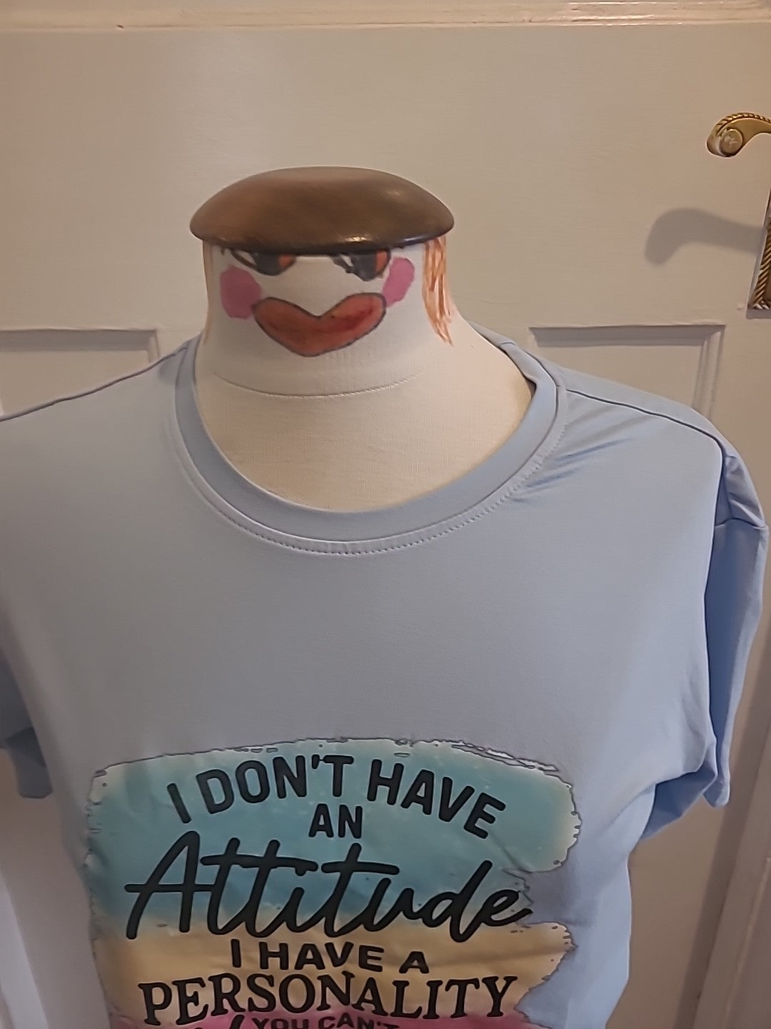 Girls 12 Years Pale Blue Short Sleeved Tshirt
