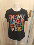 Ladies Gildan Size Medium Printed Big Sister Short Sleeved Tshirt