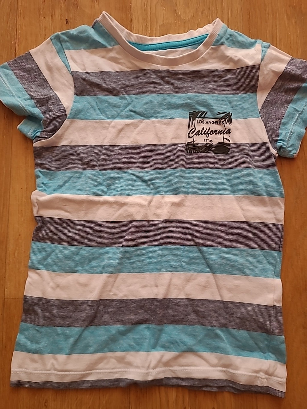Boys Urban 5 Years Striped Short Sleeved Polo
