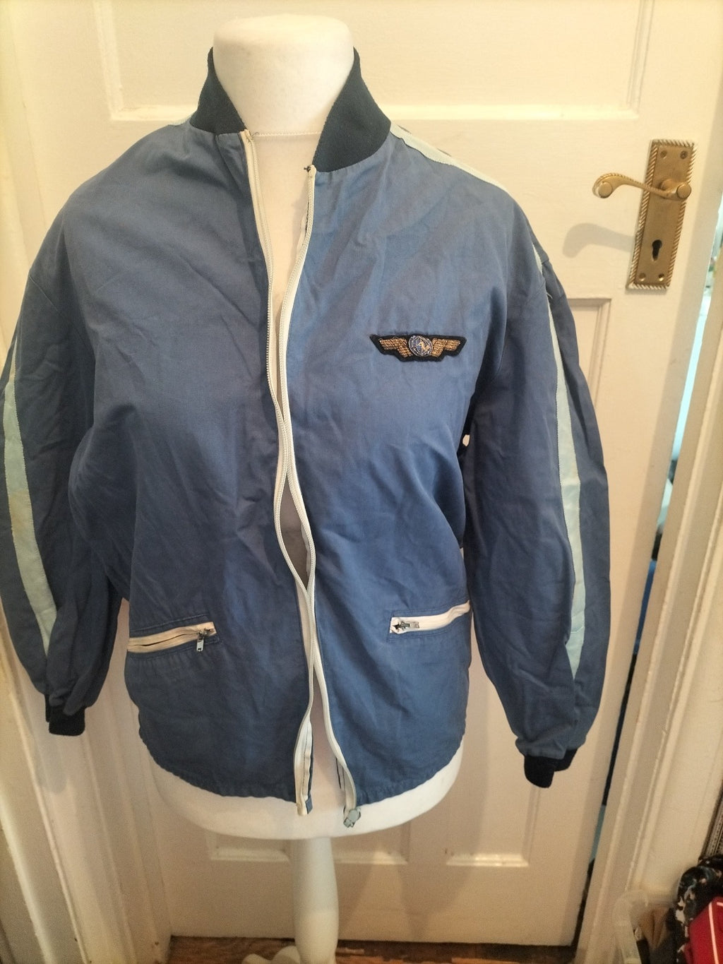 Skyjump Sportswear Blue Full Zip Jacket