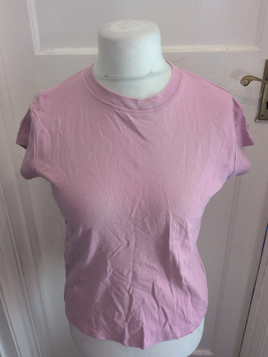 Topshop Large Lilac Purple Short Sleeve T-shirt