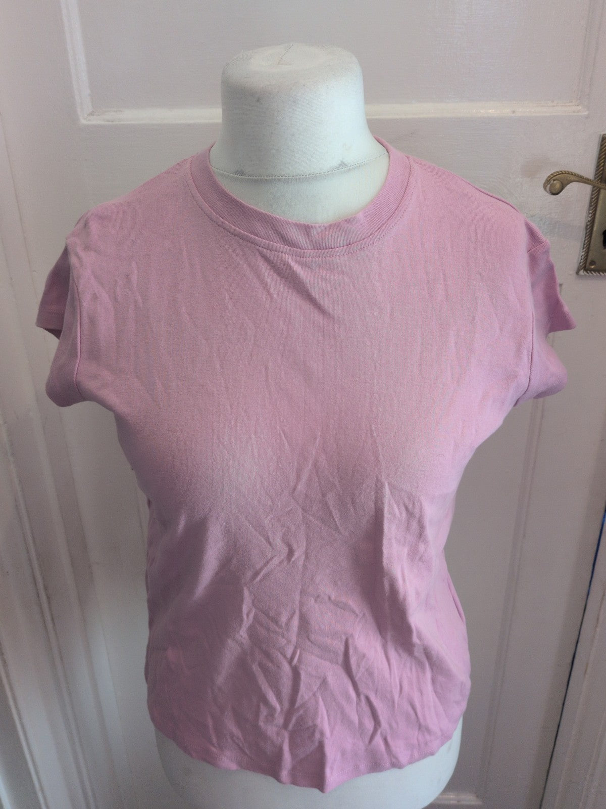 Topshop Large Lilac Purple Short Sleeve T-shirt