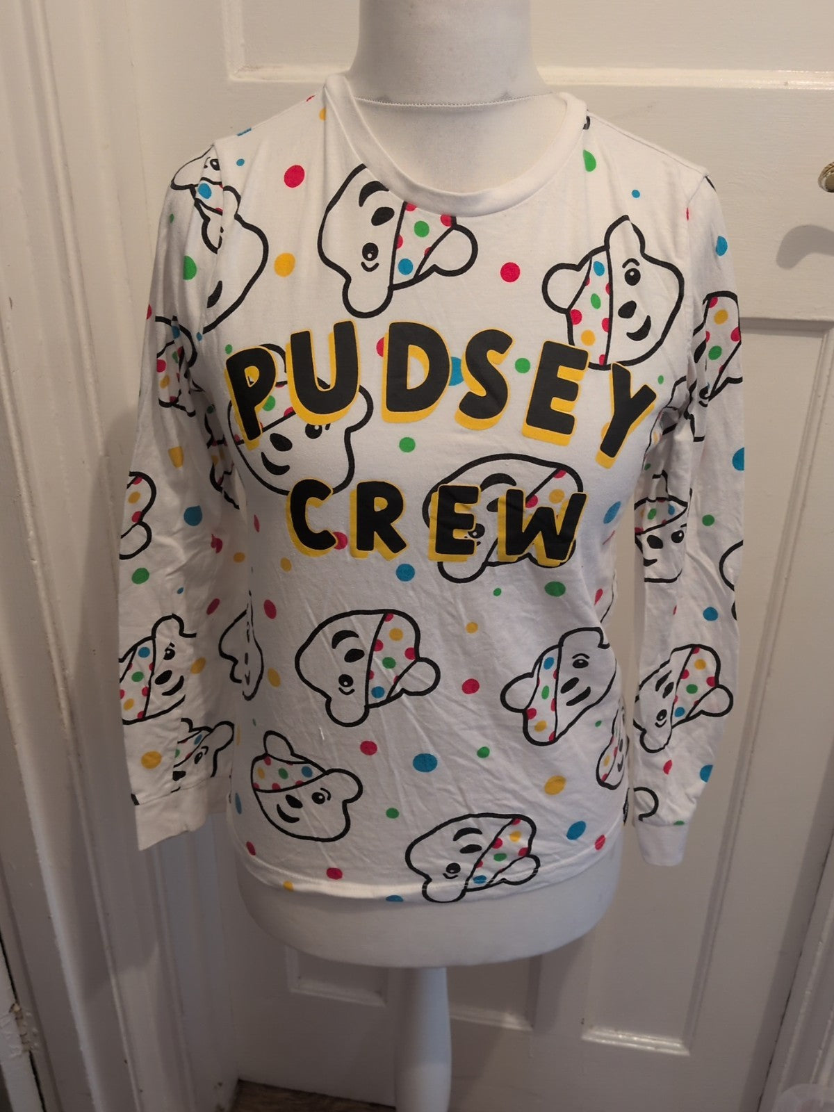 George 8-10 Children In Need Long Sleeve T-shirt/Pyjama Top