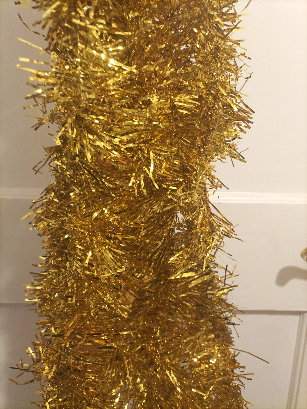 Brand new Gold 2M Christmas decoration Tinsel