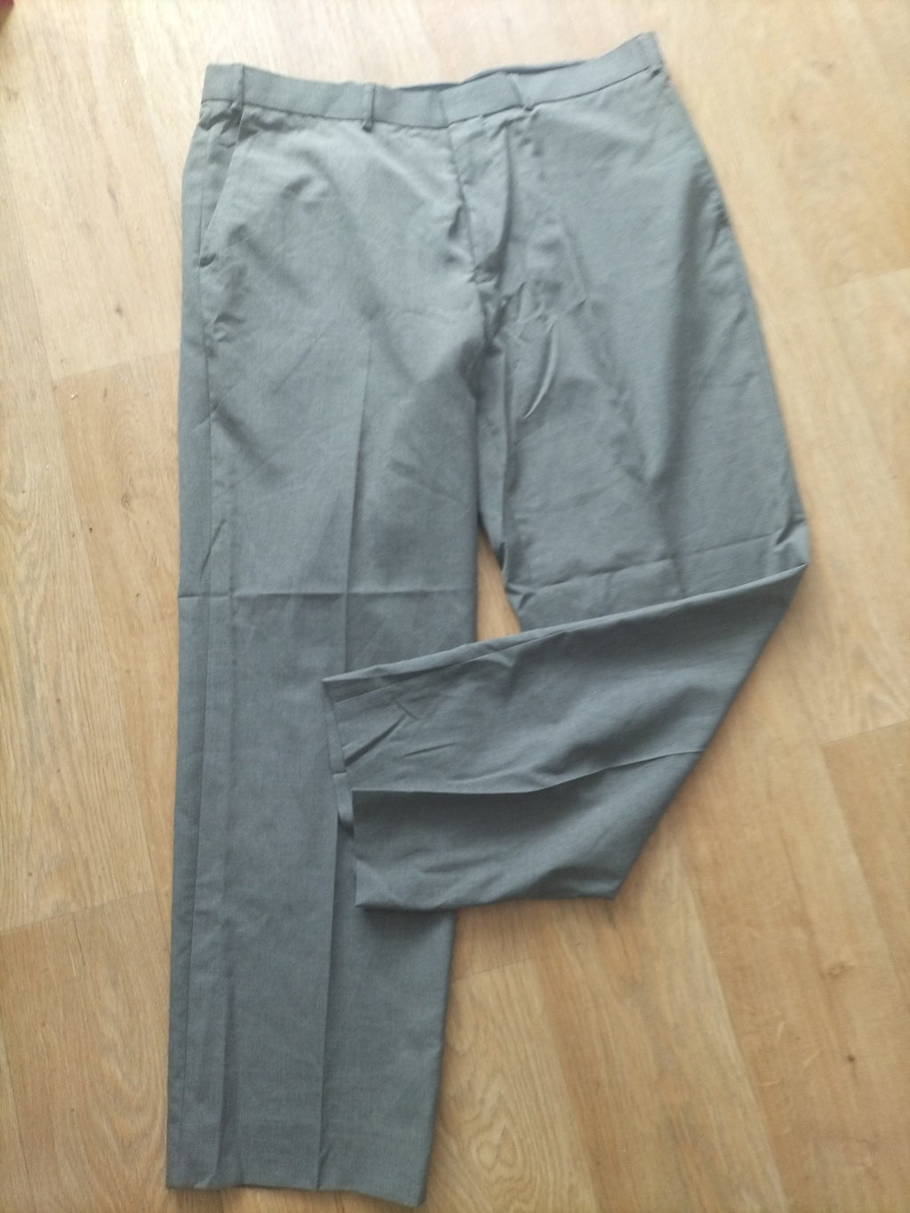 Mens M&S Collection Size 36/29 Grey(labelled Beige) Formal Trousers