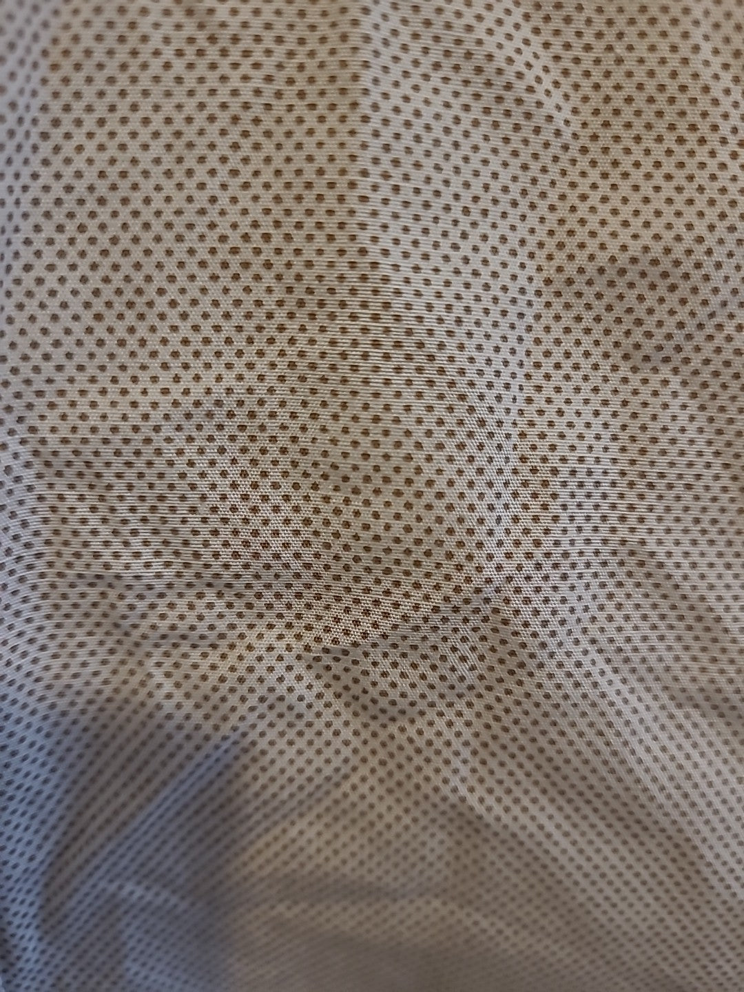 Mens Blaq Size Small Beige Grey Dotted Long Sleeved Shirt