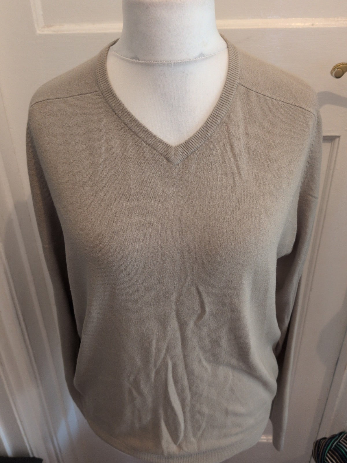 Marks And Spencer Medium Putty Long Sleeve Jumper