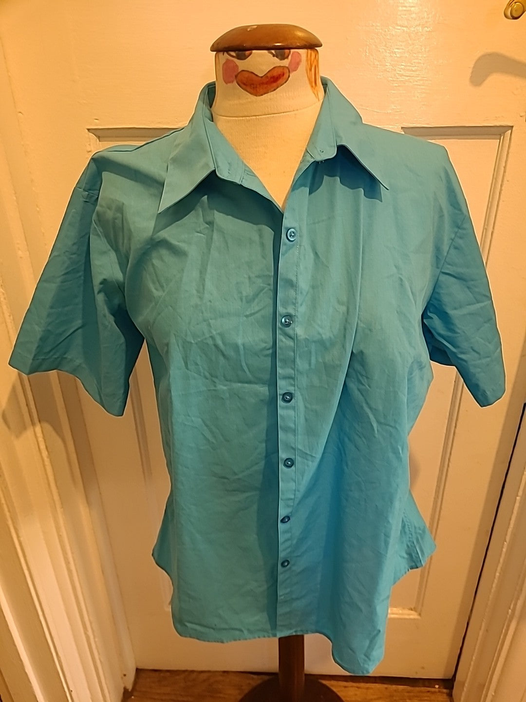 Ladies Premier Size 20 blue Shirt Sleeve Shirt