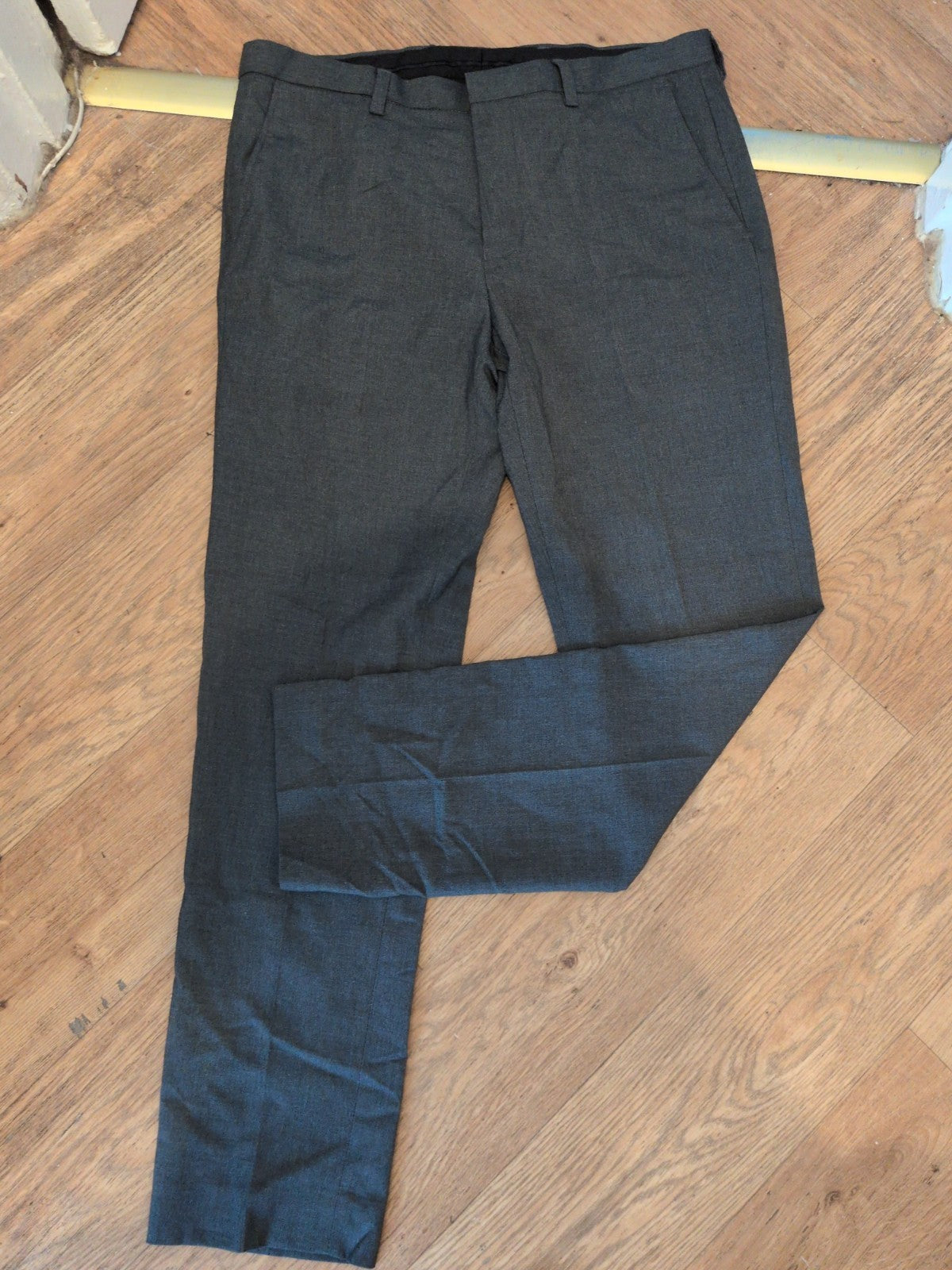Burton 32 Short Skinny Fit Grey Trousers