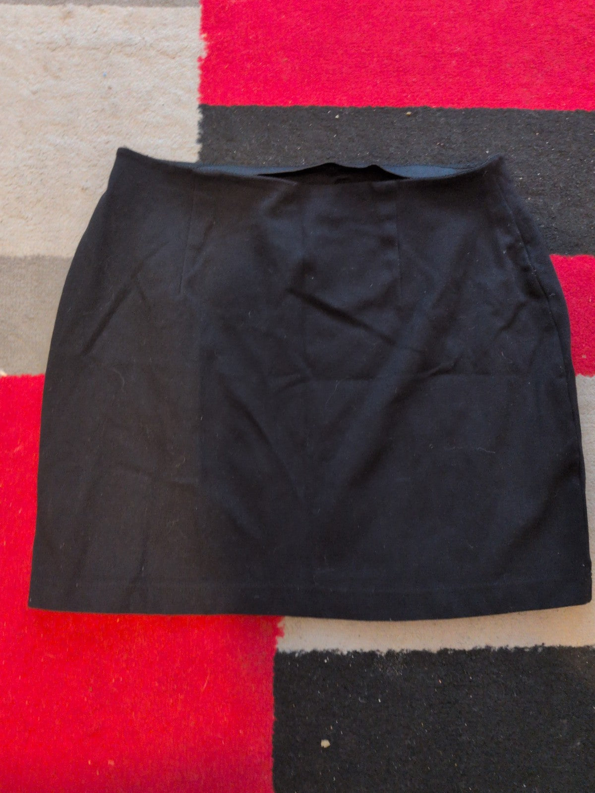 St Micheal 14 Black Short Straight Skirt Stretch