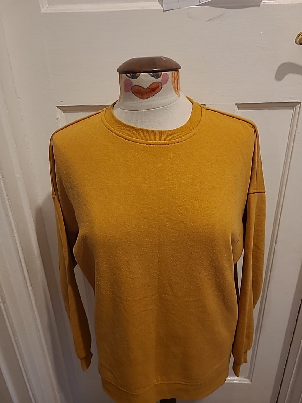 Ladies New Look Size 10 Orange Pullover Jumper