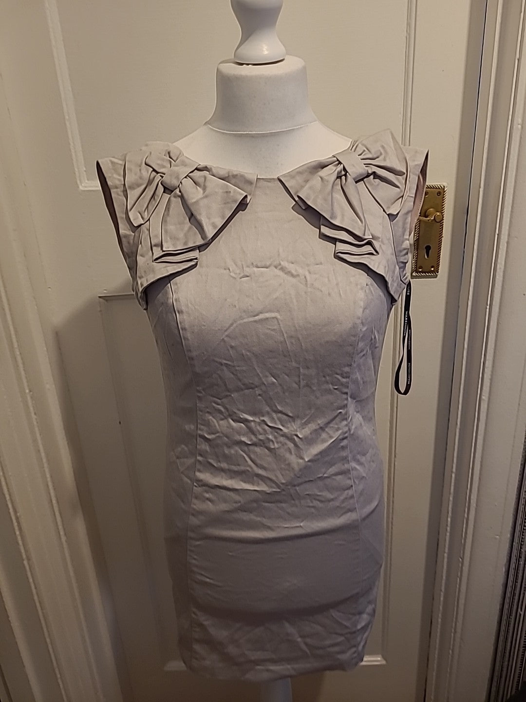 Ladies Warehouse Size 10 Stone Sleeved Lined Dress