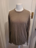 Mens James Pringle Size Large Brown Pullover Jumper