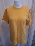 Mens Fruit Of The Loom Size M Yellow Short Sleeved Tshirt