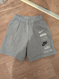 Boys Nike Youth Large Grey Sweat Shorts