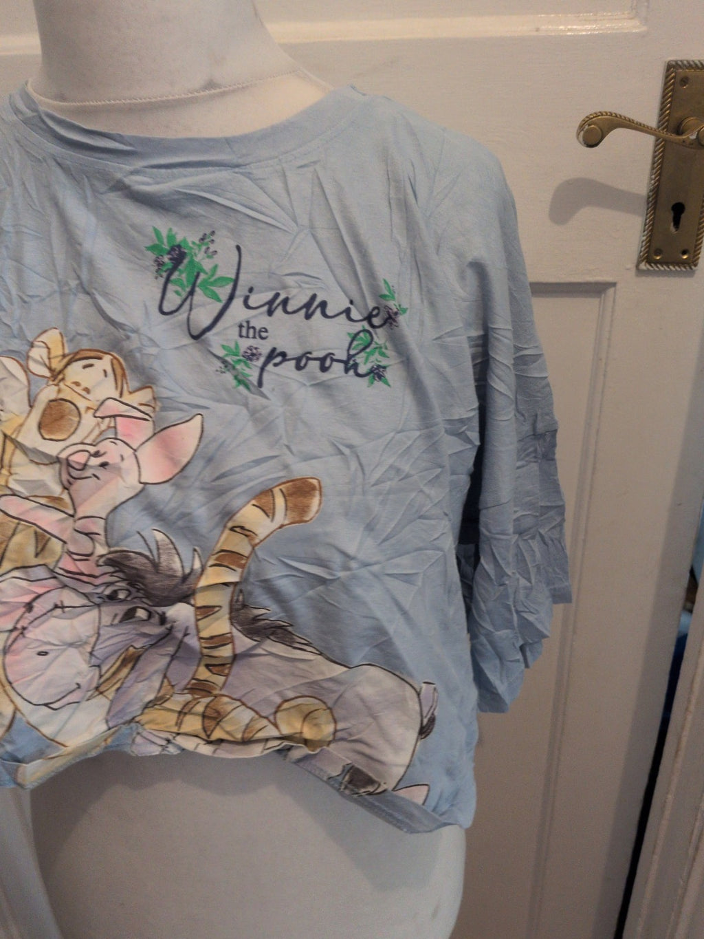 Primark Medium Blue Winnie The Pooh Pyjama Top