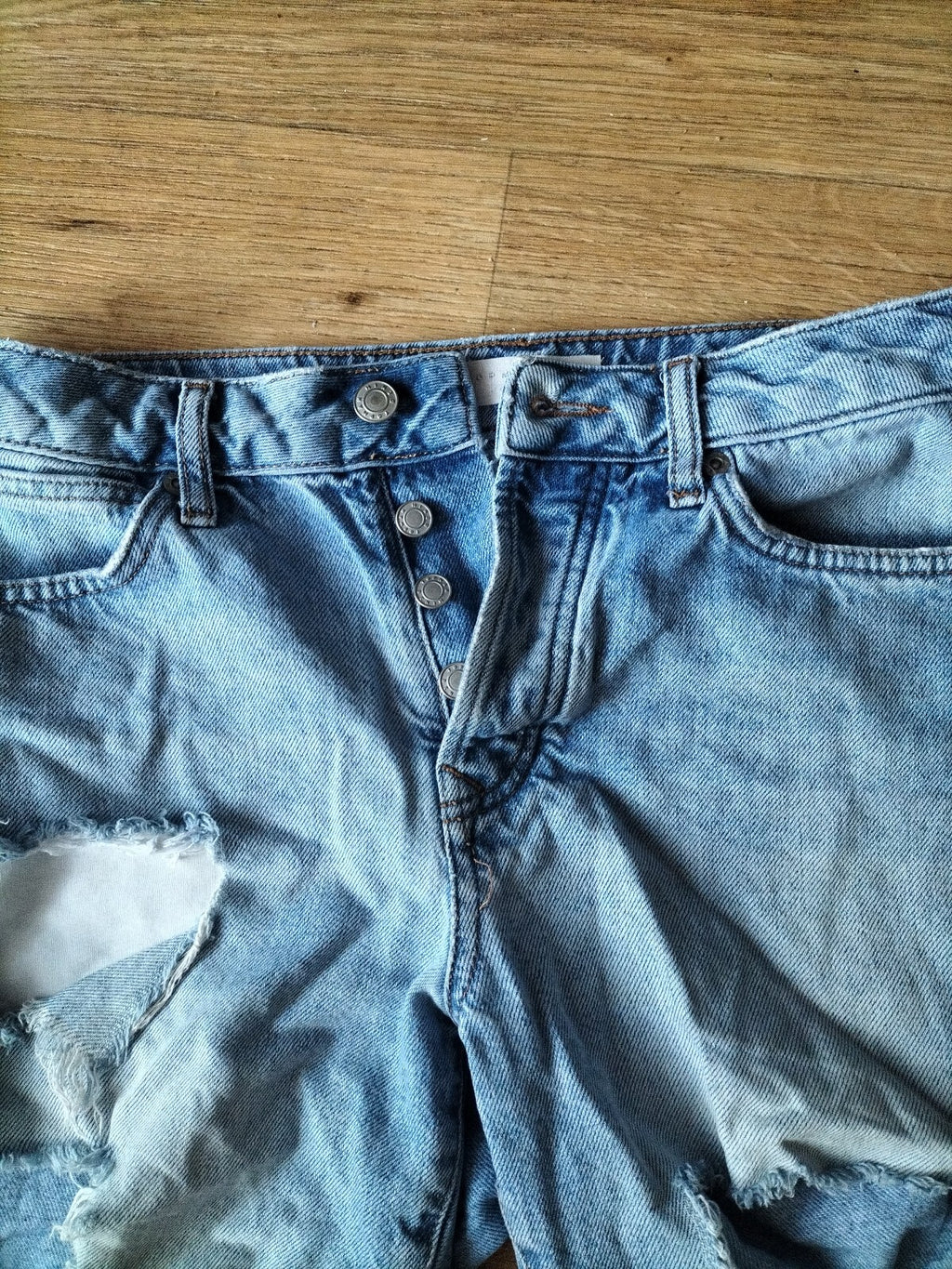 Men's Top Man Size 30w Blue Denim Short