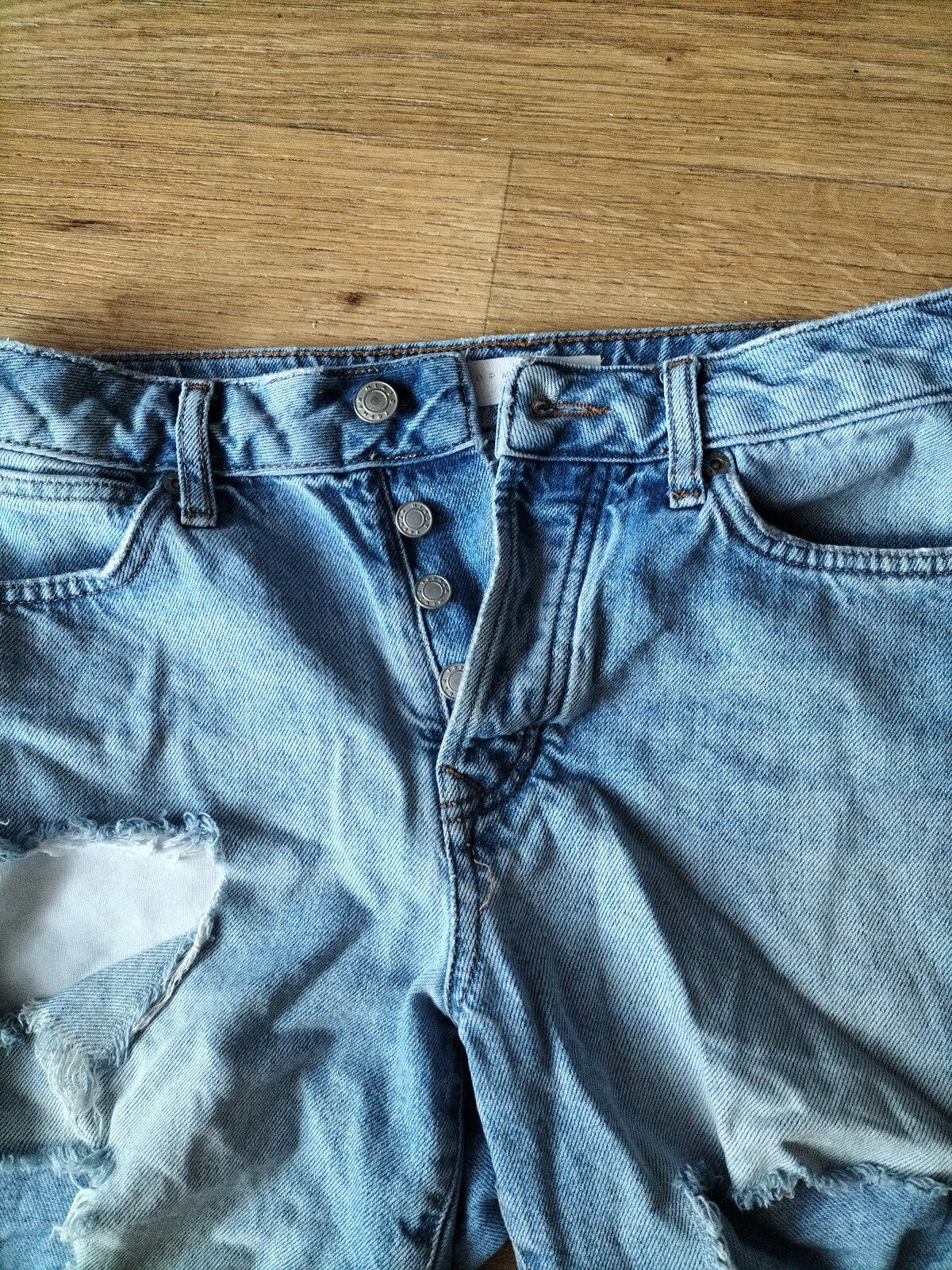 Men's Top Man Size 30w Blue Denim Short