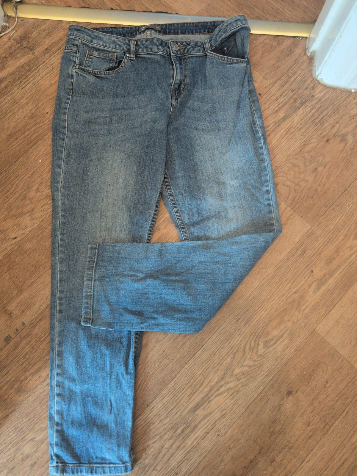 Ladies Nutmeg Size 14 Relaxed Slim Denim Jeans