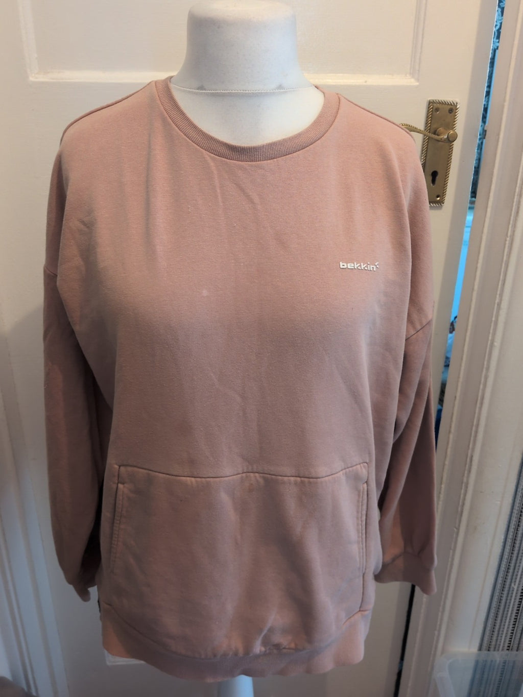 Bekkin XL Pink Pullover Jumper Has Some Marks