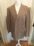 Mens Tu Size 46R Brown Suit Jacket