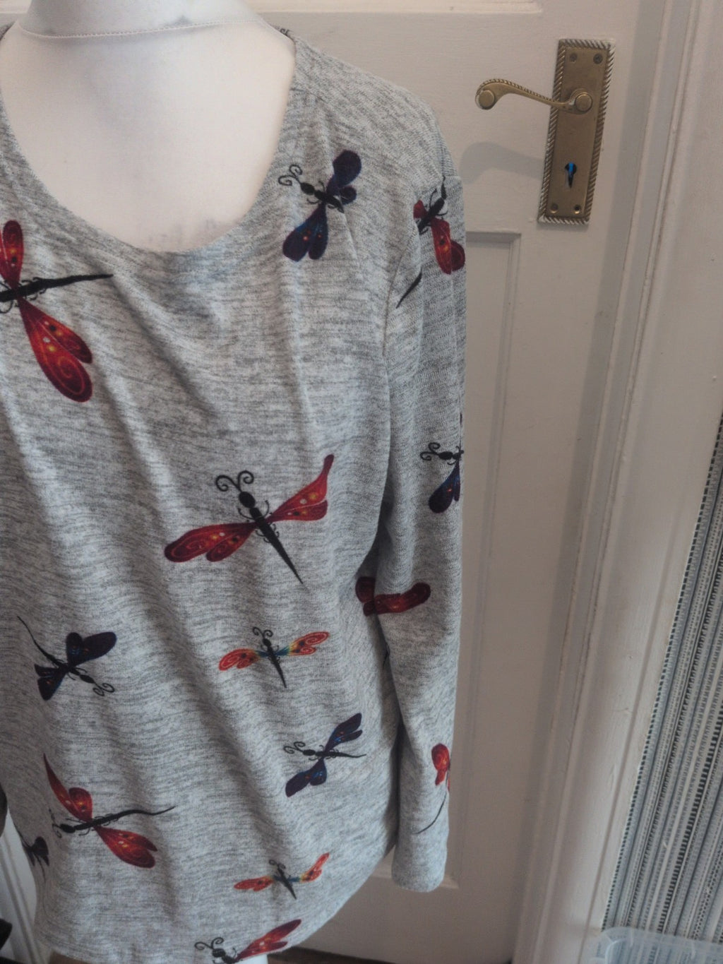 Stella Morgan 12 Grey Dragonfly Long Sleeve Jumper
