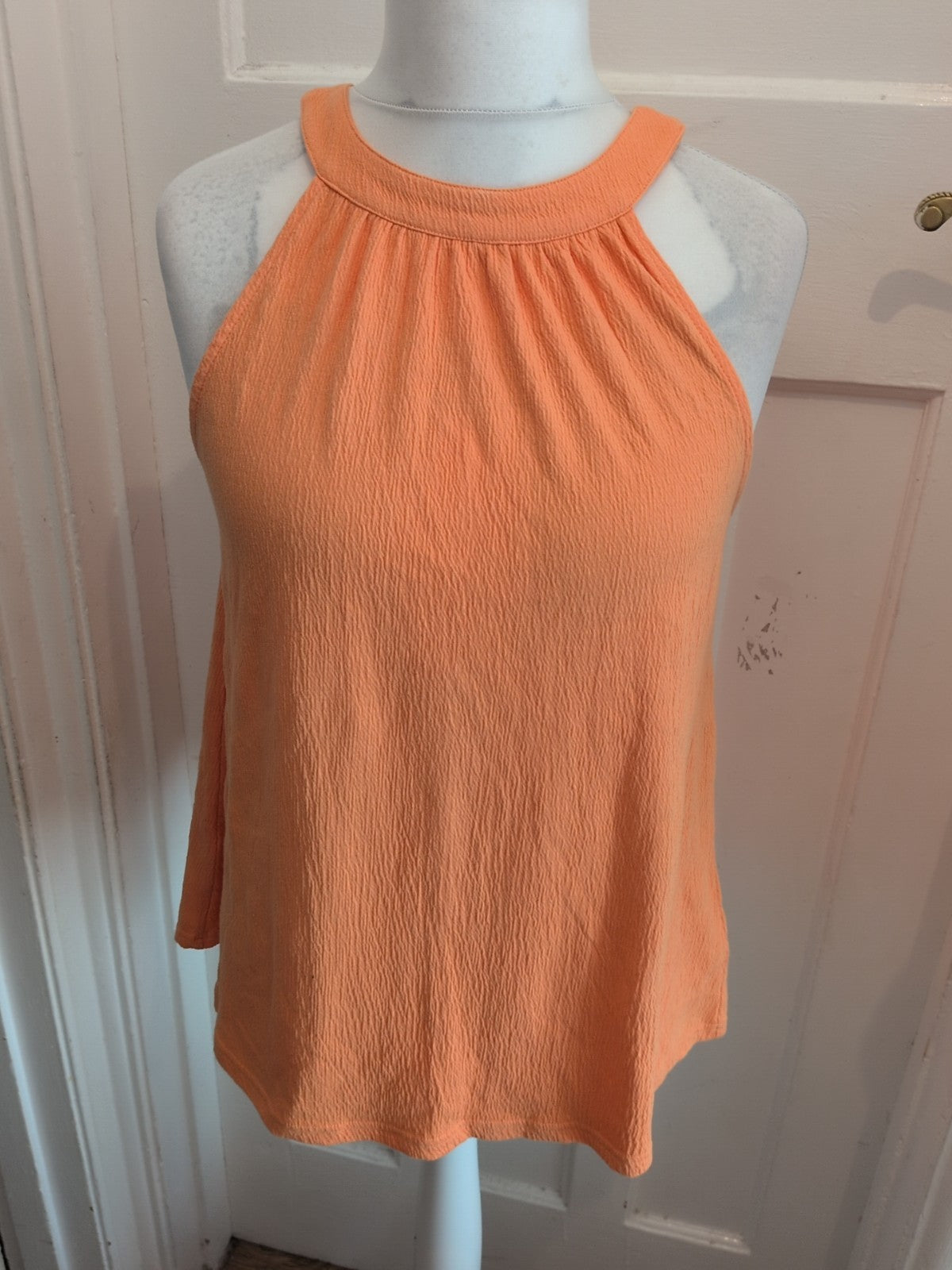 Nutmeg 14 Orange Sleeveless Blouse