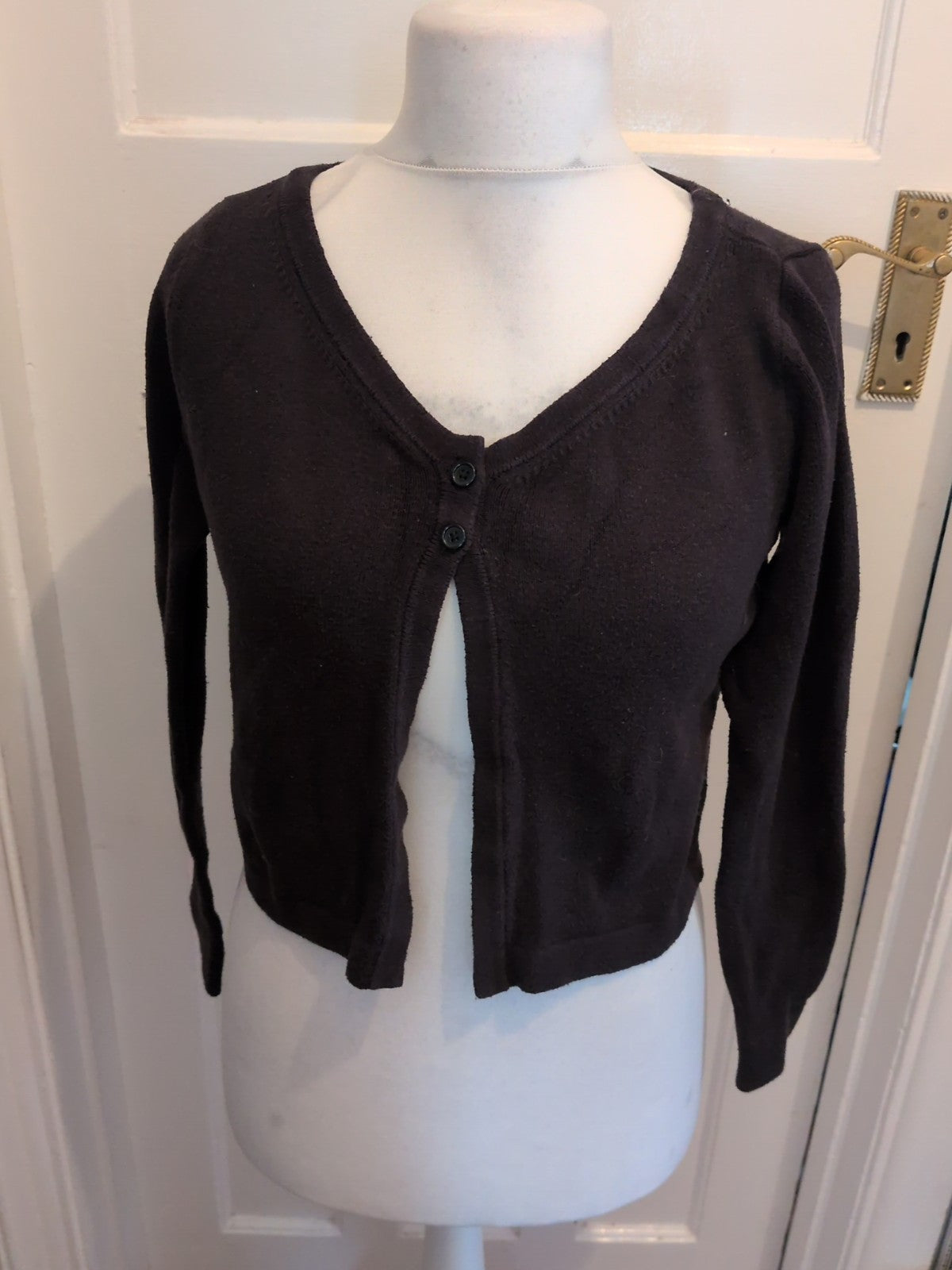 Social Tourist Medium Black Cardigan