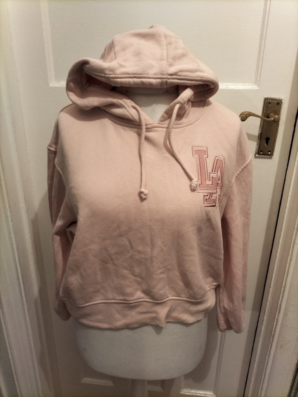Ladies Primark Size 10-13 Baby Pink Pullover Hoodie