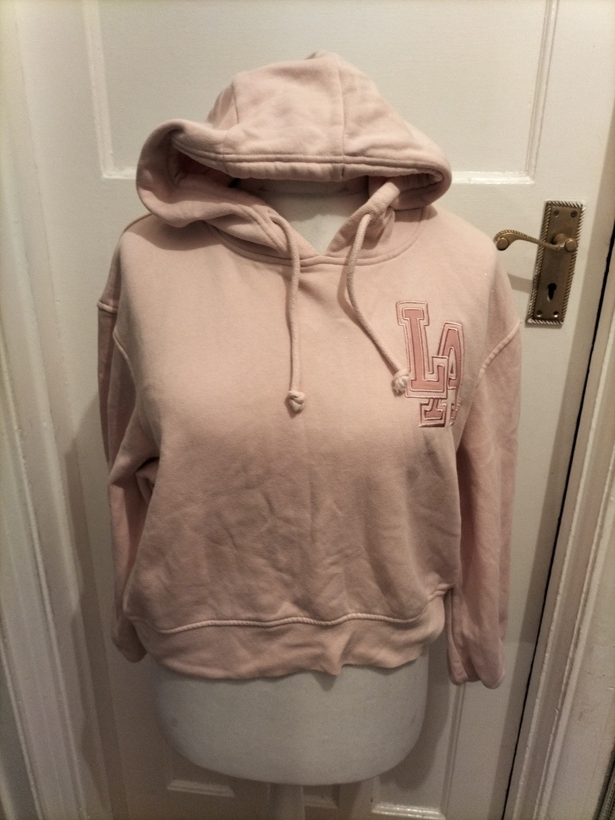 Ladies Primark Size 10-13 Baby Pink Pullover Hoodie