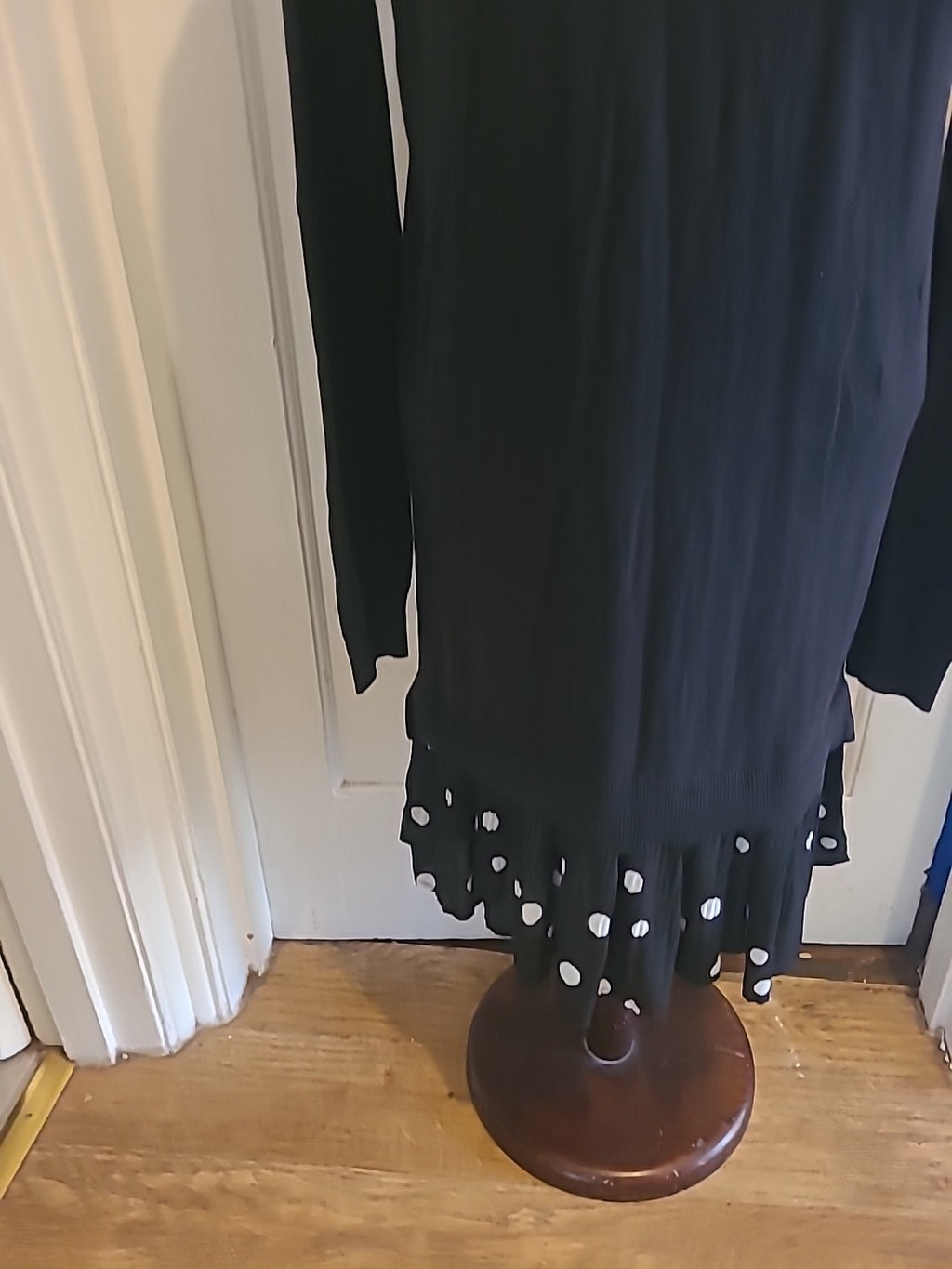 Ladies Next Size 10T Black Long Sleeved Dress